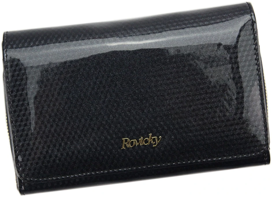 Skórzany damski portfel Rovicky 8806-SBR RFID
