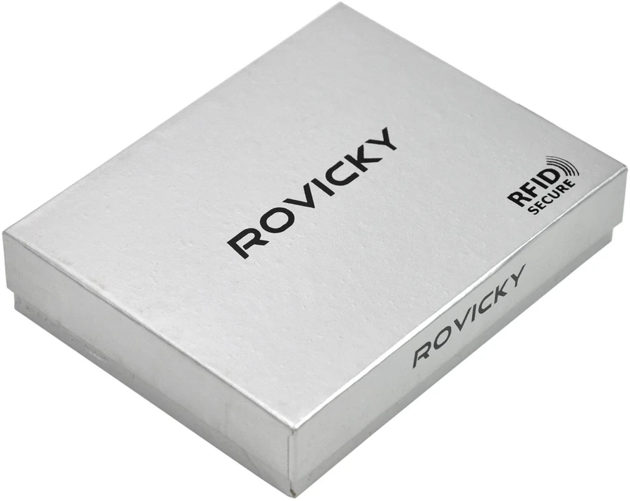 Skórzany męski portfel Rovicky N575-RVTP RFID