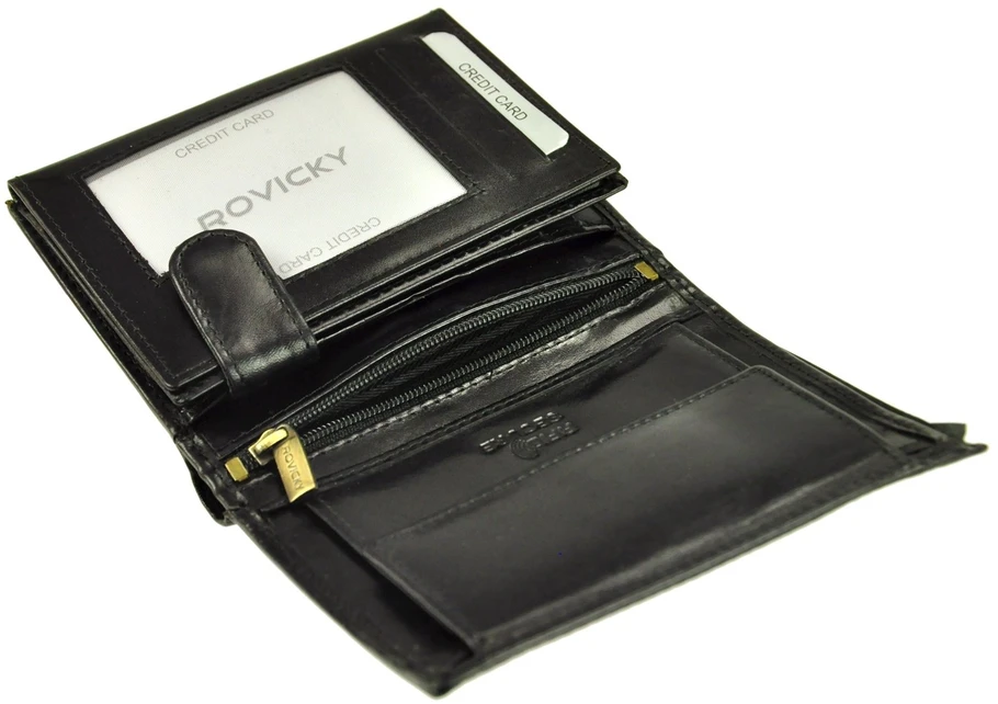 Rovicky N4-RVT RFID odinė vyriška piniginė