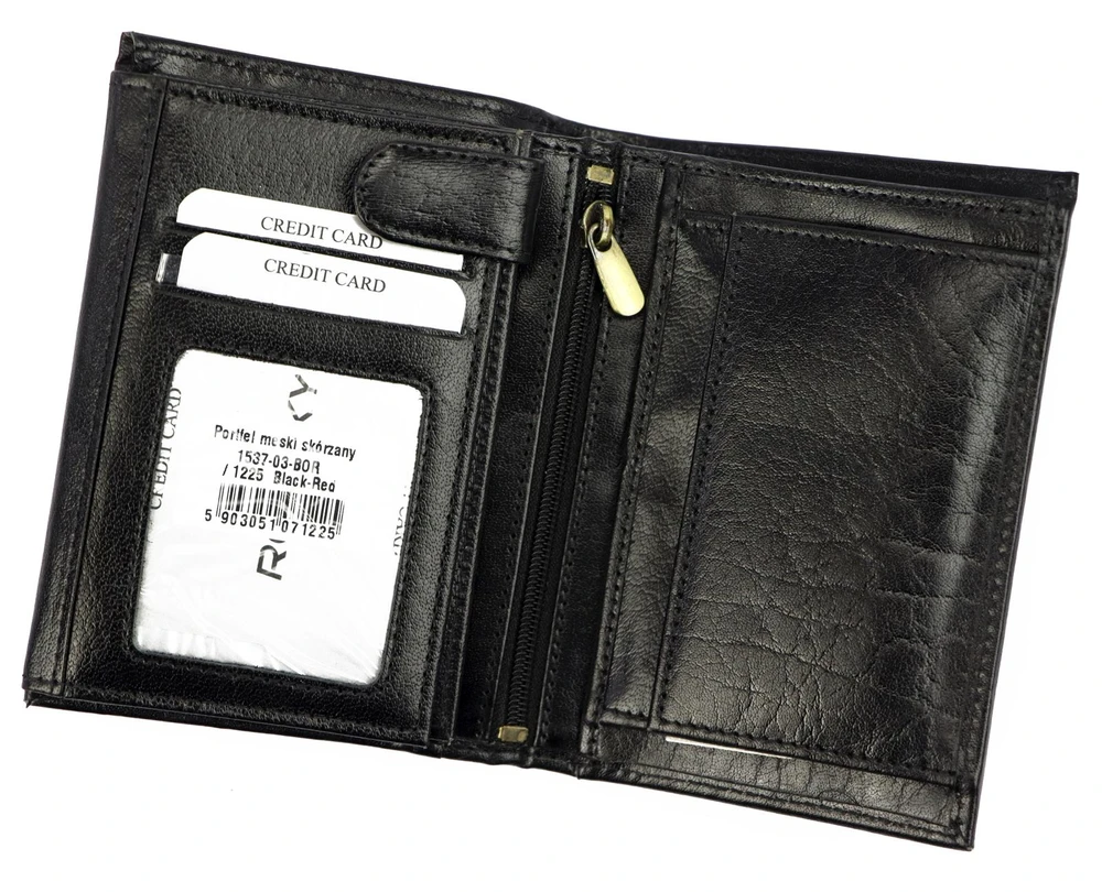 Rovicky 1537-03-BOR RFID odinė vyriška piniginė