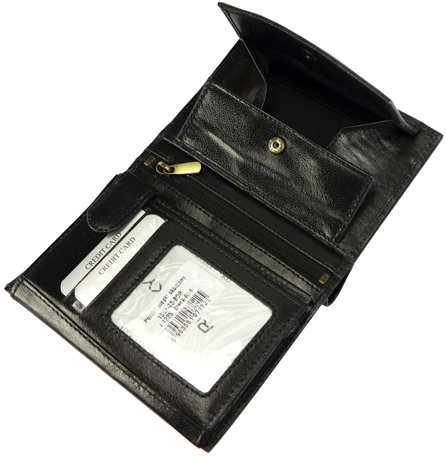 Rovicky 1537-03-BOR RFID odinė vyriška piniginė