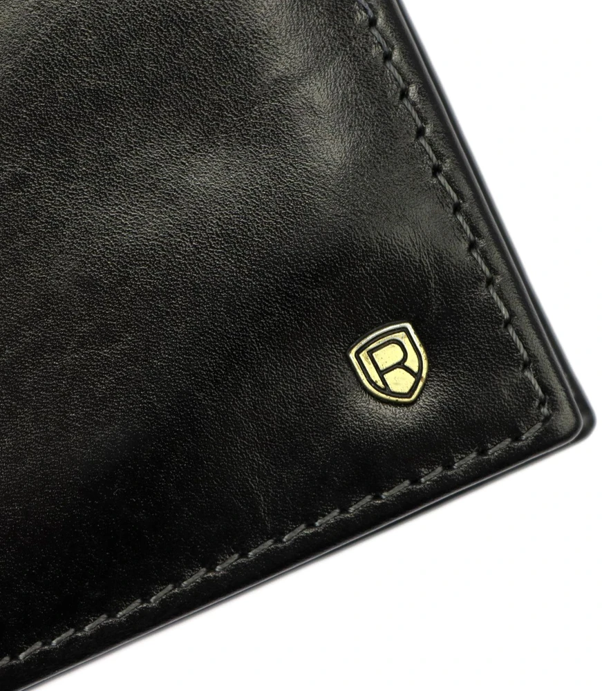 Rovicky Vyriška odinė piniginė su prailginta rankena, natūrali oda, su RFID žyme, elegantiška