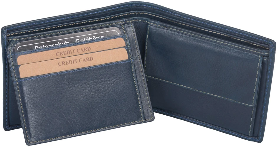 Piniginė vyrams AVANCO 155-48-28 RFID - Tamsiai mėlyna