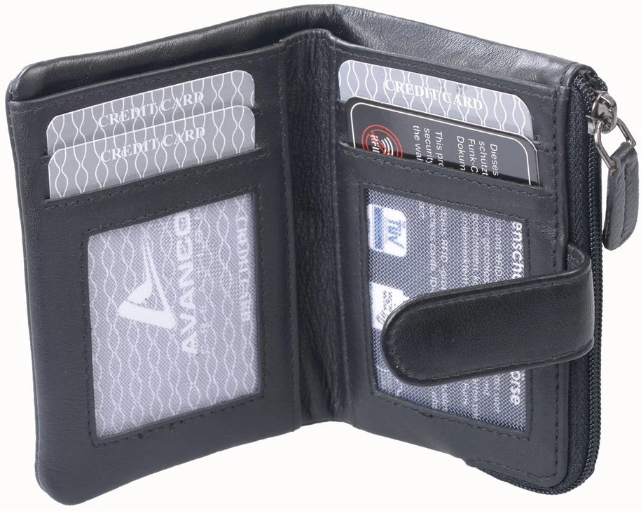 Piniginė vyrams AVANCO 501-30-01 RFID - Juoda