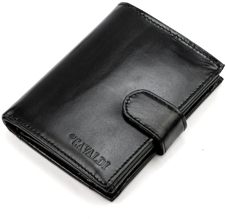4U Cavaldi Piniginė vyrams Cavaldi 0001L-P-BS RFID