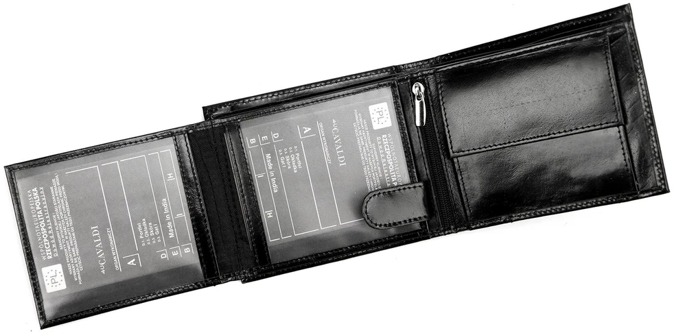 4U Cavaldi Piniginė vyrams Cavaldi 0002-P-BS RFID