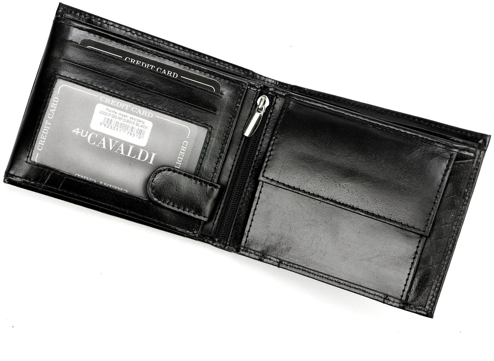 4U Cavaldi Piniginė vyrams Cavaldi 0002-P-BS RFID