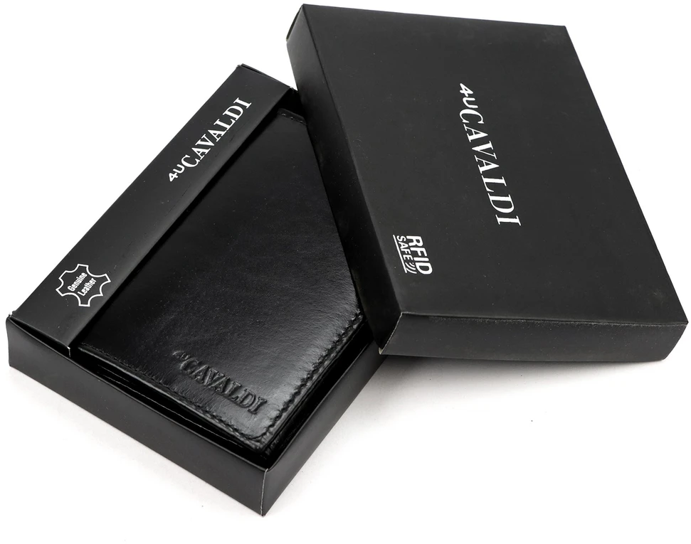 4U Cavaldi Piniginė vyrams Cavaldi 0104-P-BS RFID