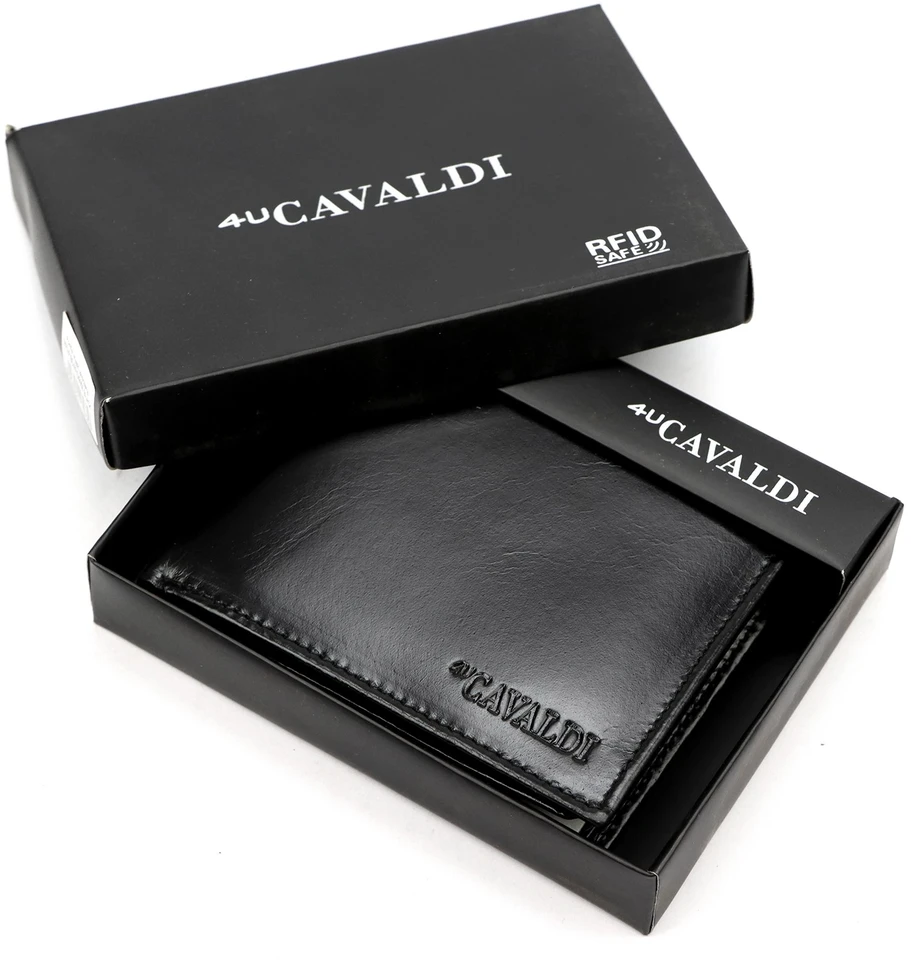 4U Cavaldi Piniginė vyrams Cavaldi 0670-P-BS RFID