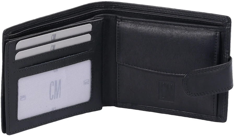 Piniginė vyrams CM 1301-65-01 - Juoda