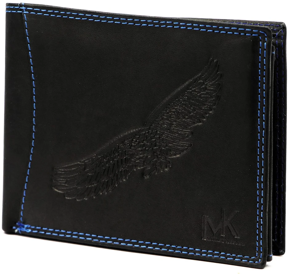 Skórzany męski portfel Money Kepper CDD 5600 BIRD