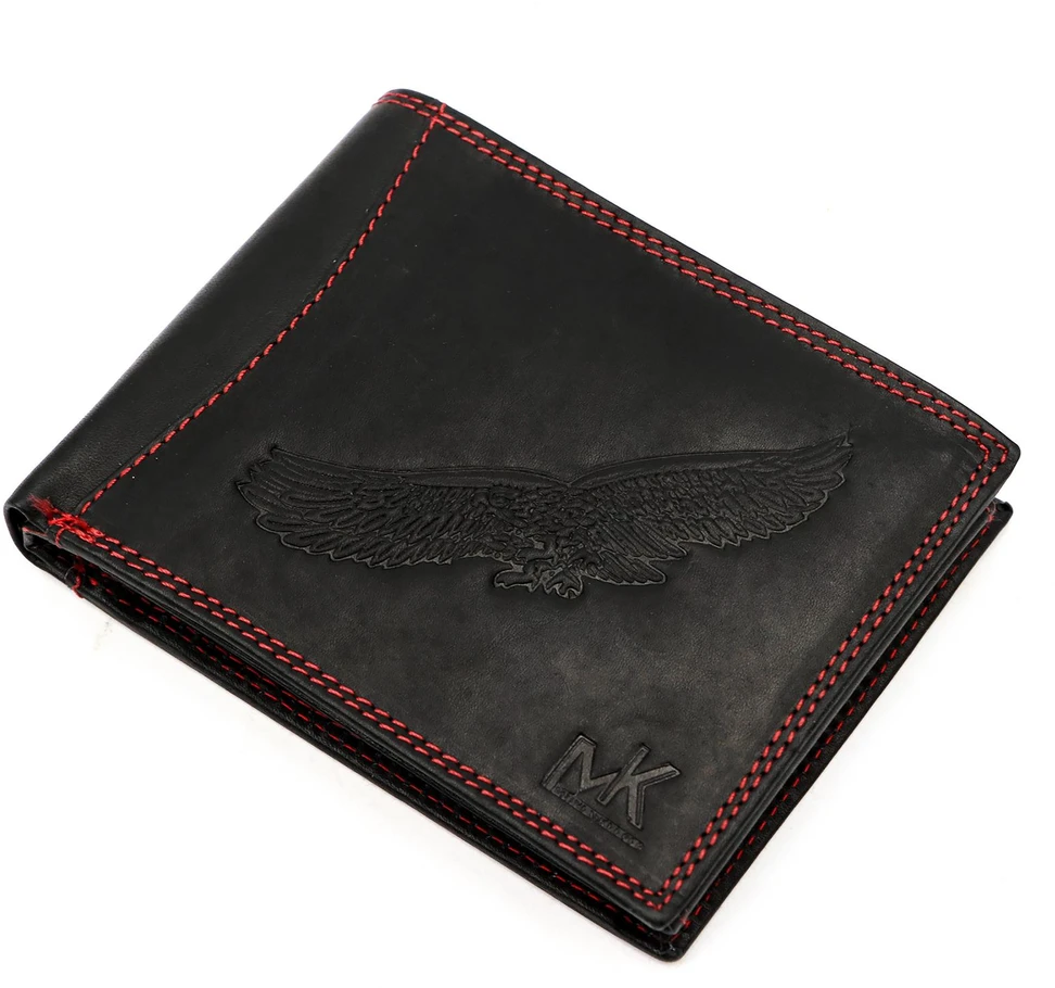 Skórzany męski portfel Money Kepper CDD 5600 BIRD