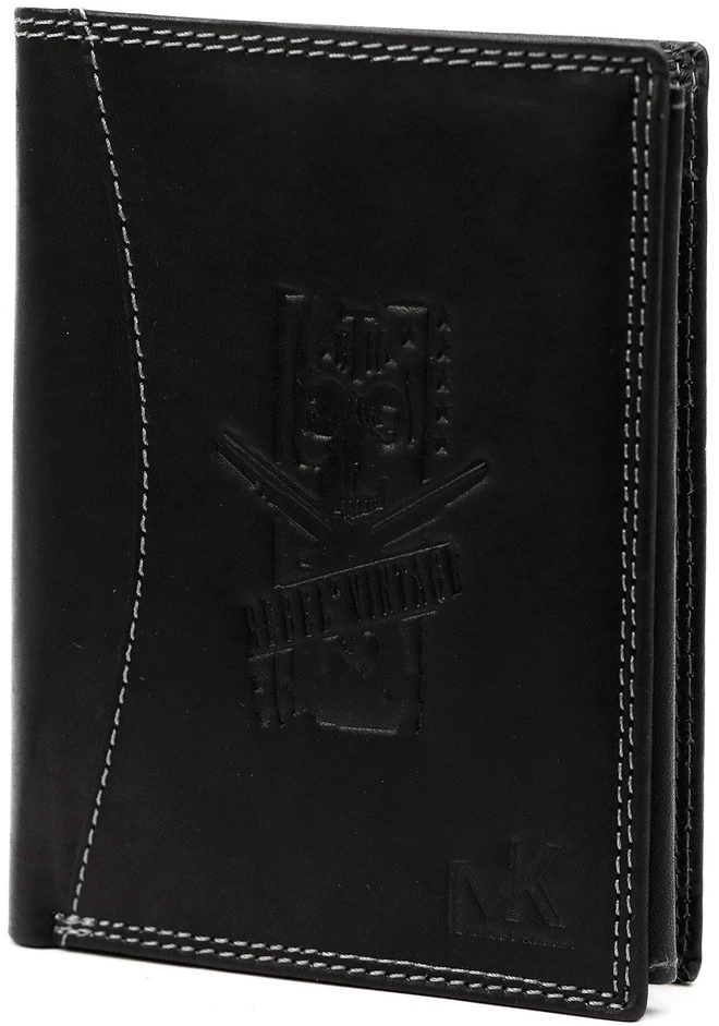 Skórzany męski portfel Money Kepper CDD 5601 REBEL VINTAGE