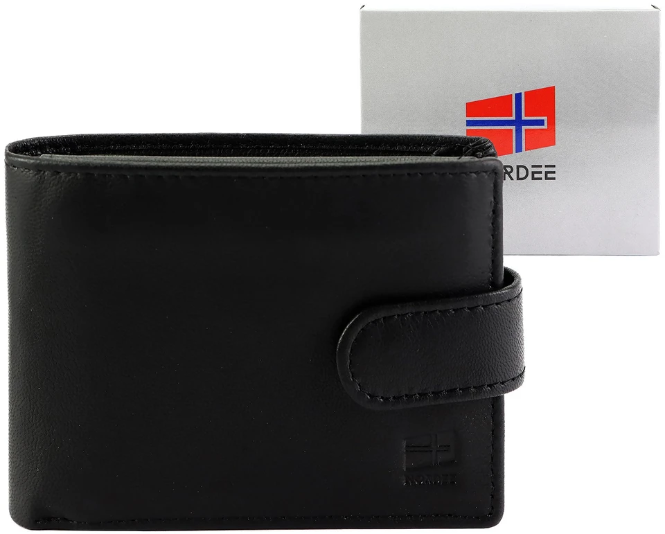 Odinė piniginė Nordee HARE 8806A juoda