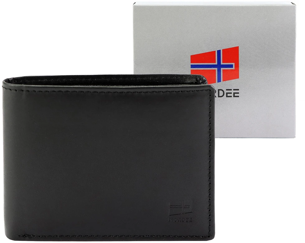 Odinė piniginė Nordee SLANGE 035 juoda