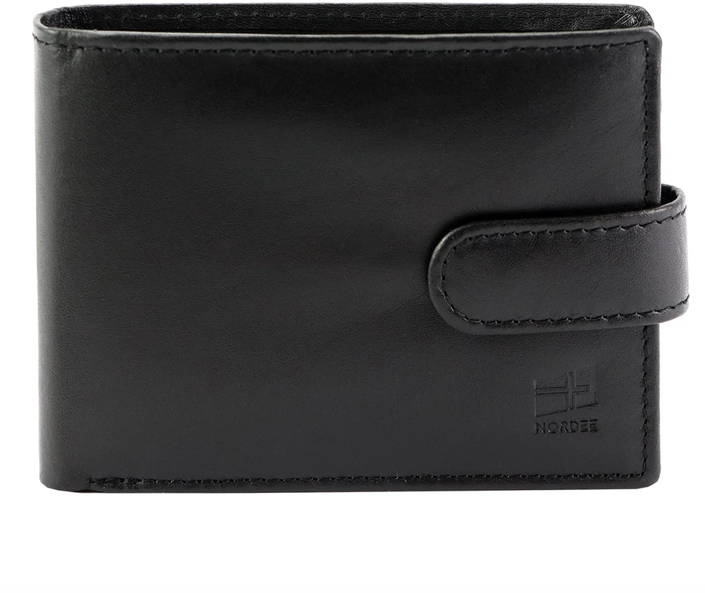 Odinė piniginė Nordee SLANGE 8806A juoda