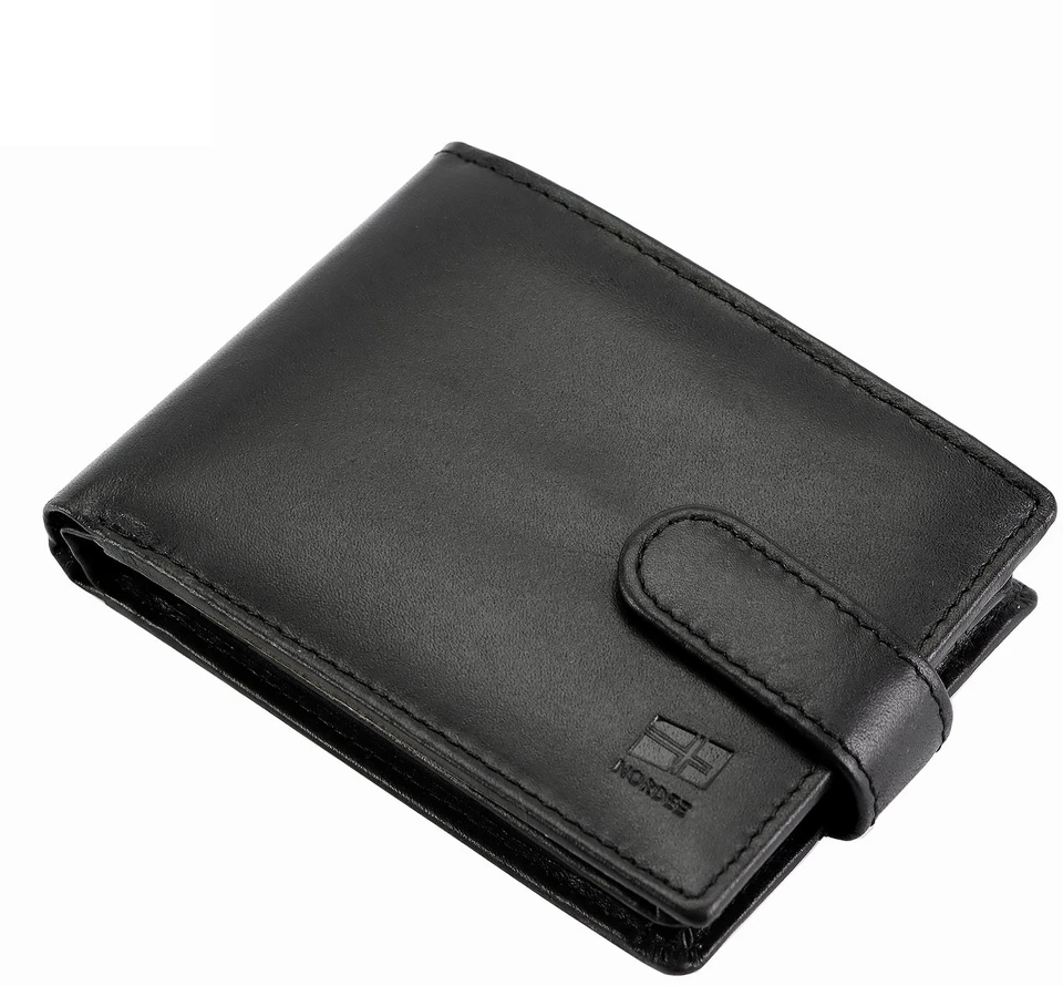 Odinė piniginė Nordee SLANGE 8806A juoda