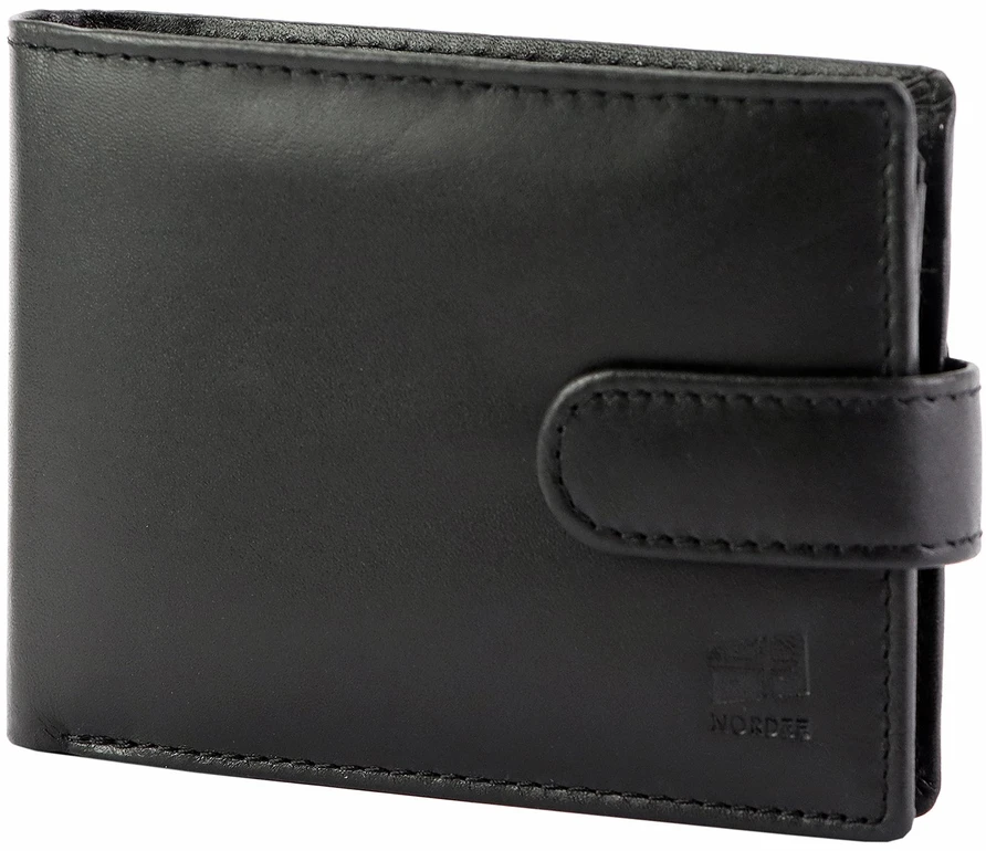 Odinė piniginė Nordee SLANGE 8806A juoda
