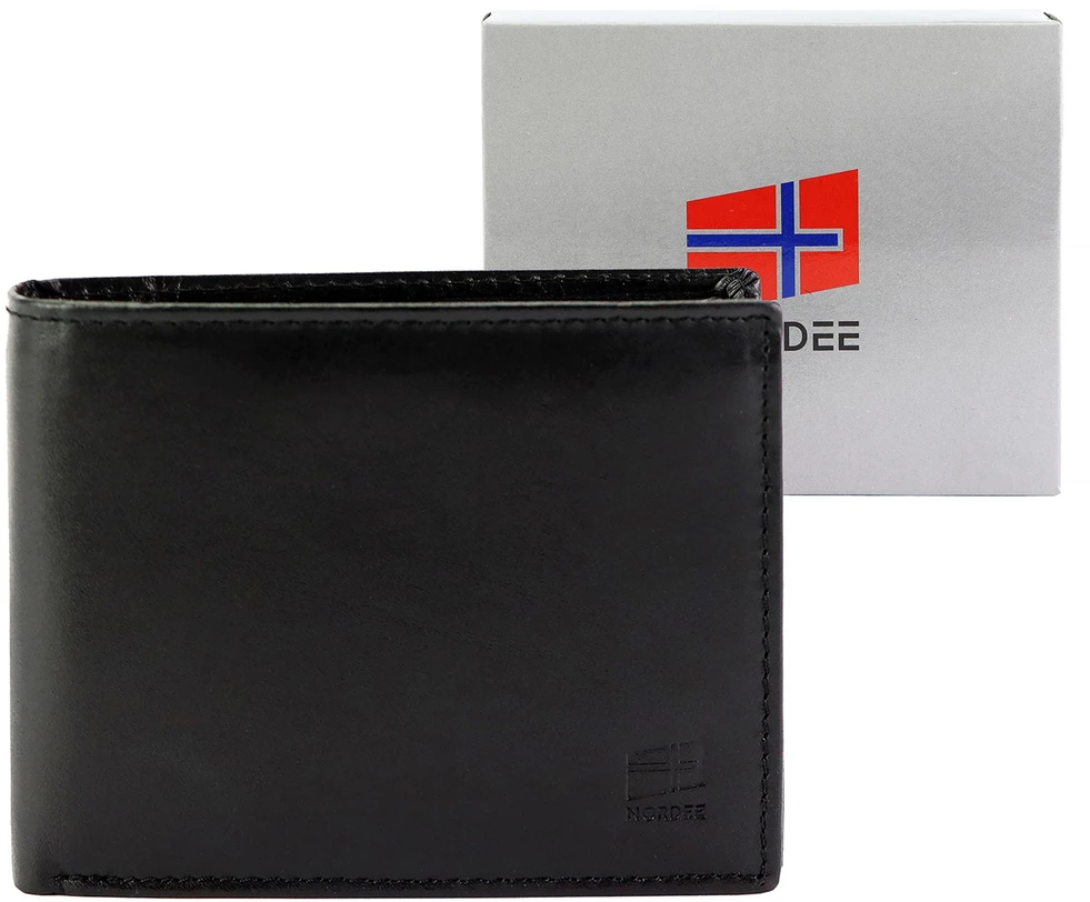 Odinė piniginė Nordee SLANGE N992 juoda