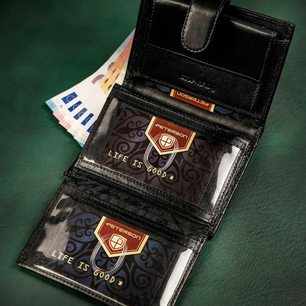 Peterson PTN 348Z-P vyriška odinė piniginė