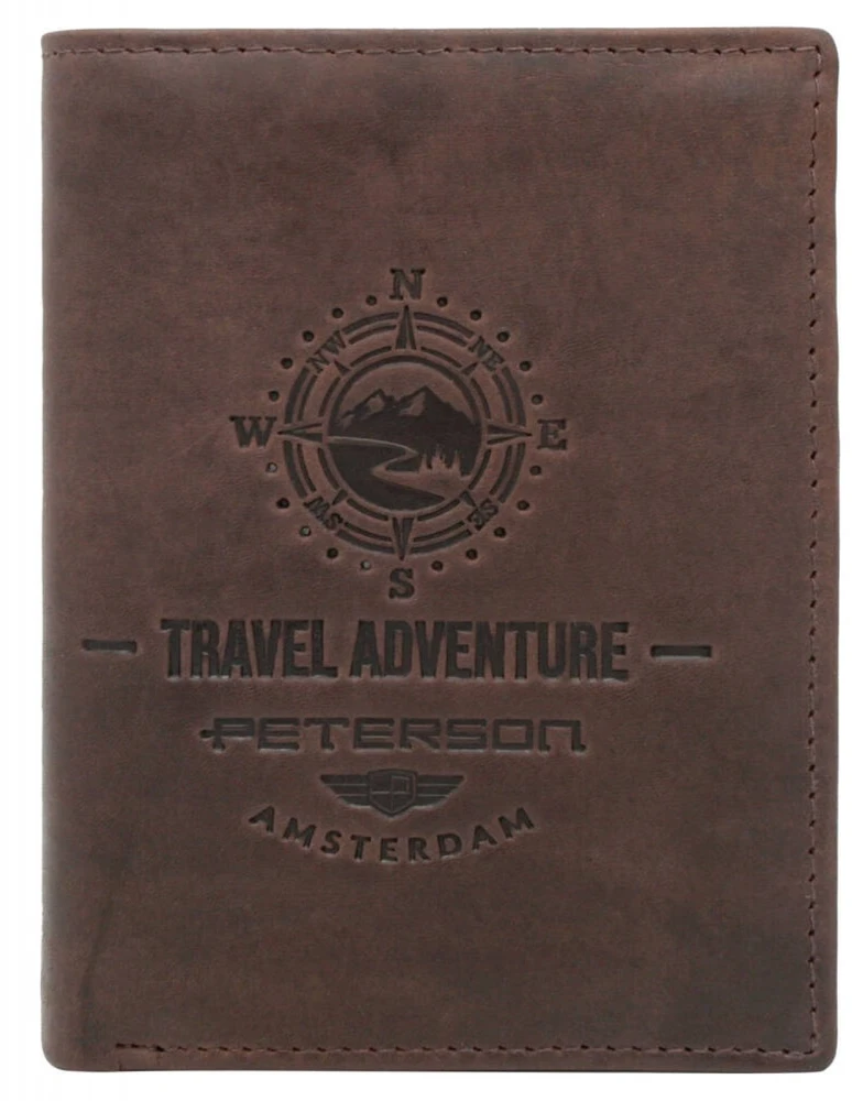 Piniginė vyrams Peterson PTN N4-BE-TRAVEL