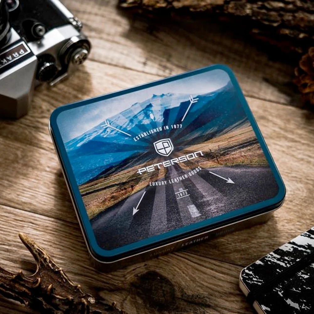 Piniginė vyrams Peterson PTN N992-BE-MOUNTAIN