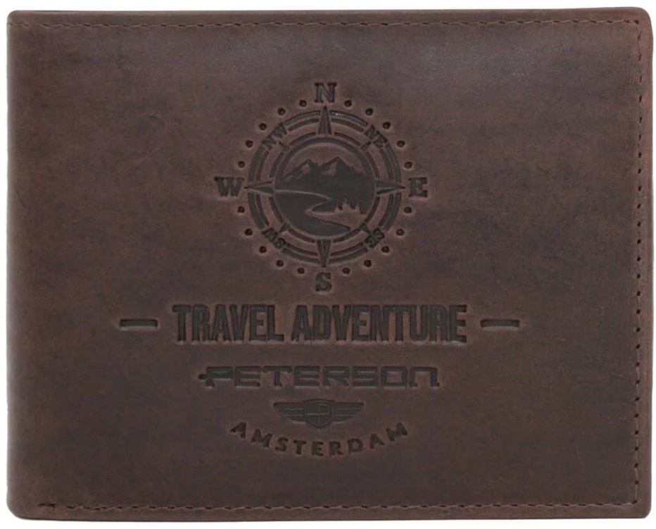 Piniginė vyrams Peterson PTN N992-BE-TRAVEL