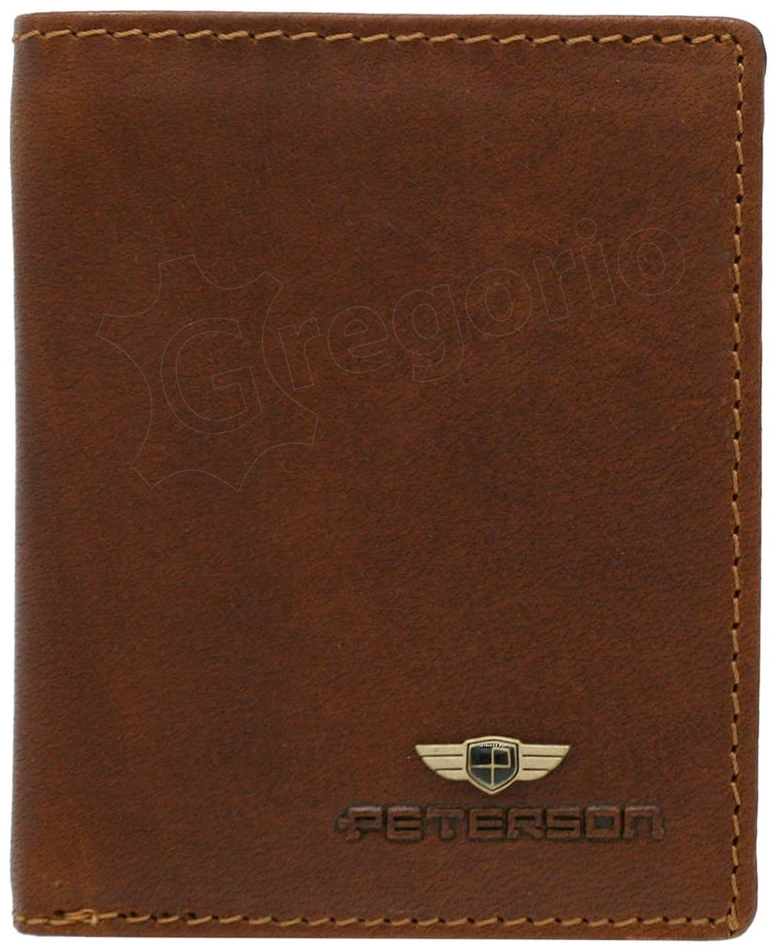 Peterson portfelis PTN WL-0904-COM konjakas