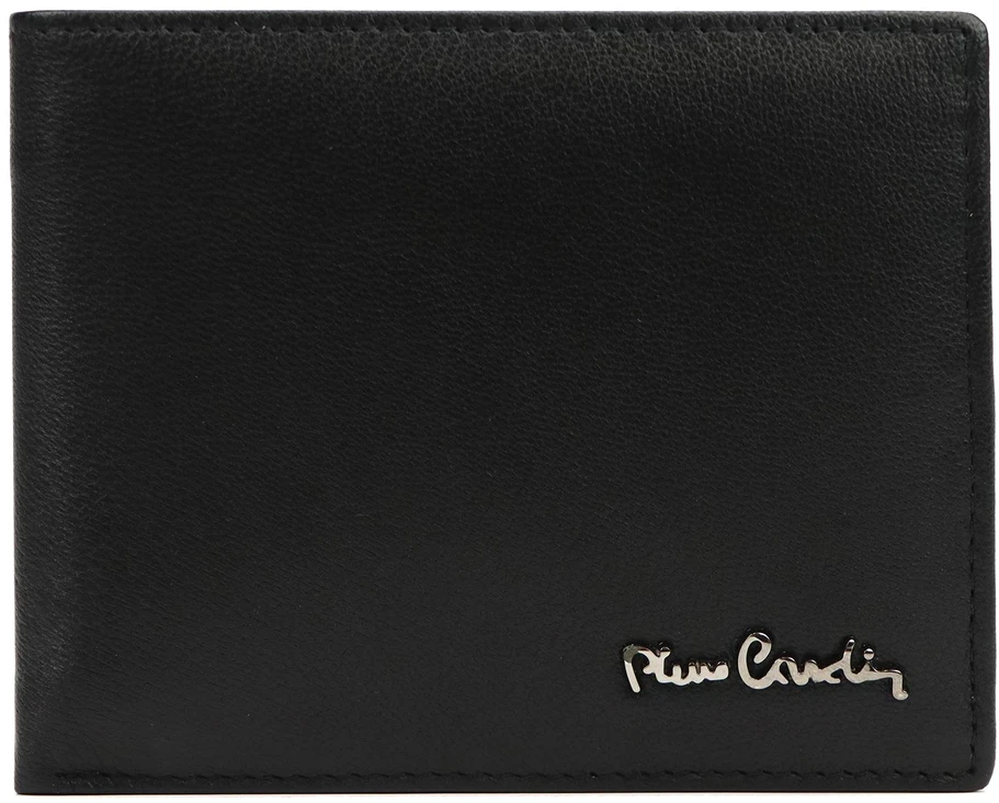 Vyriška natūralios odos piniginė Pierre Cardin PIP12 8806, juoda