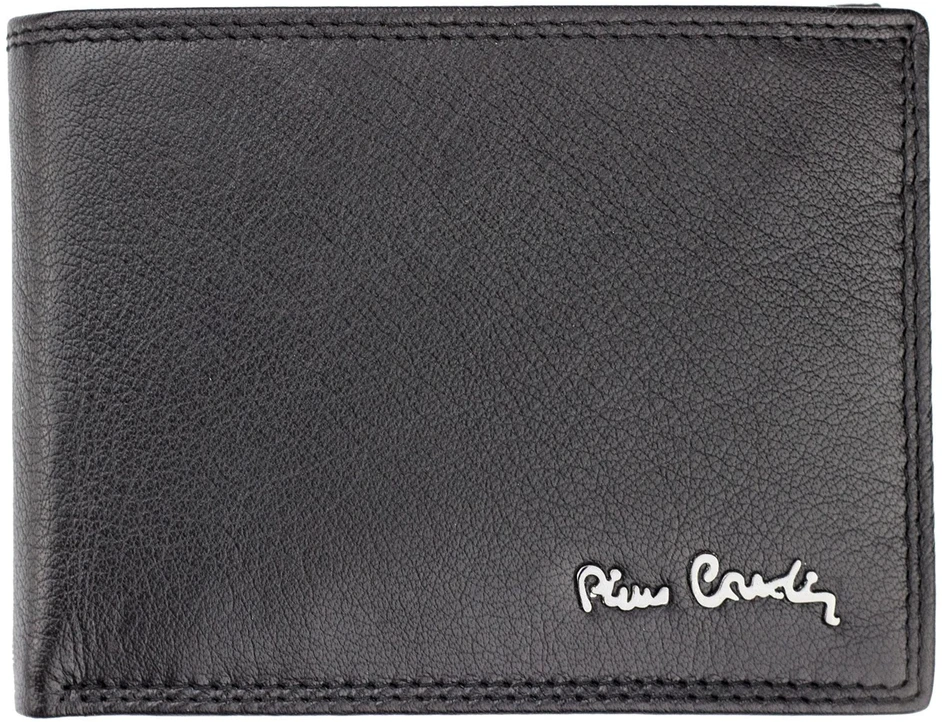 Vyriška odinė piniginė Pierre Cardin Tilak43 8806, juodos spalvos