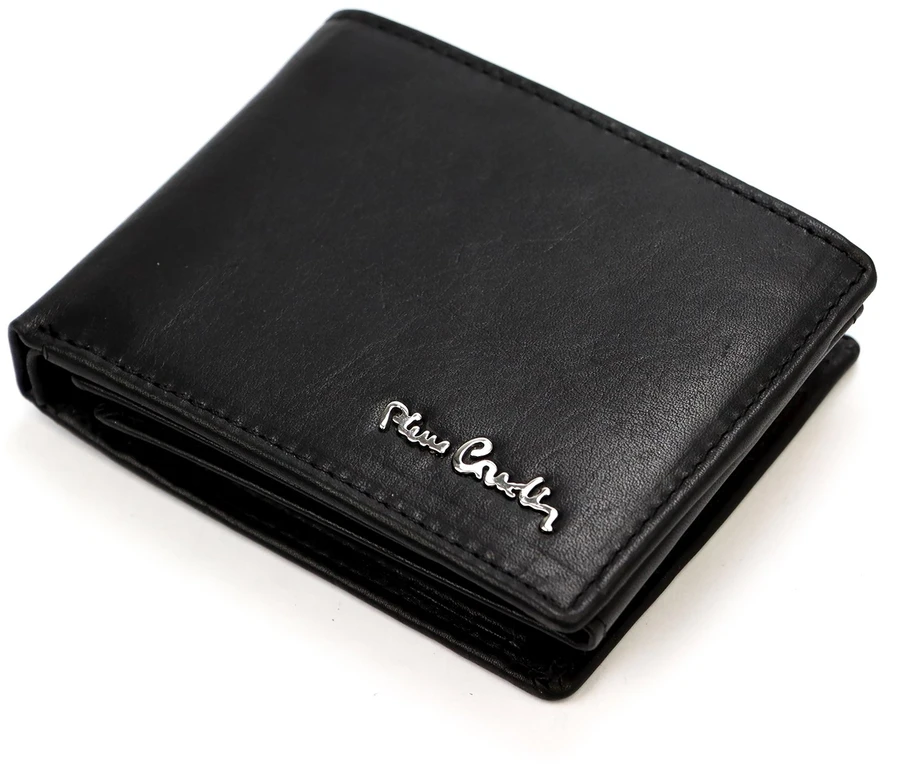 Vyriška odinė piniginė Pierre Cardin YS601 323 juoda