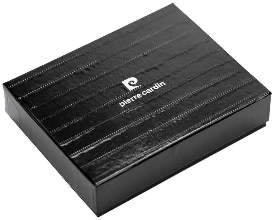 Vyriška odinė piniginė Pierre Cardin YS602 323 juoda