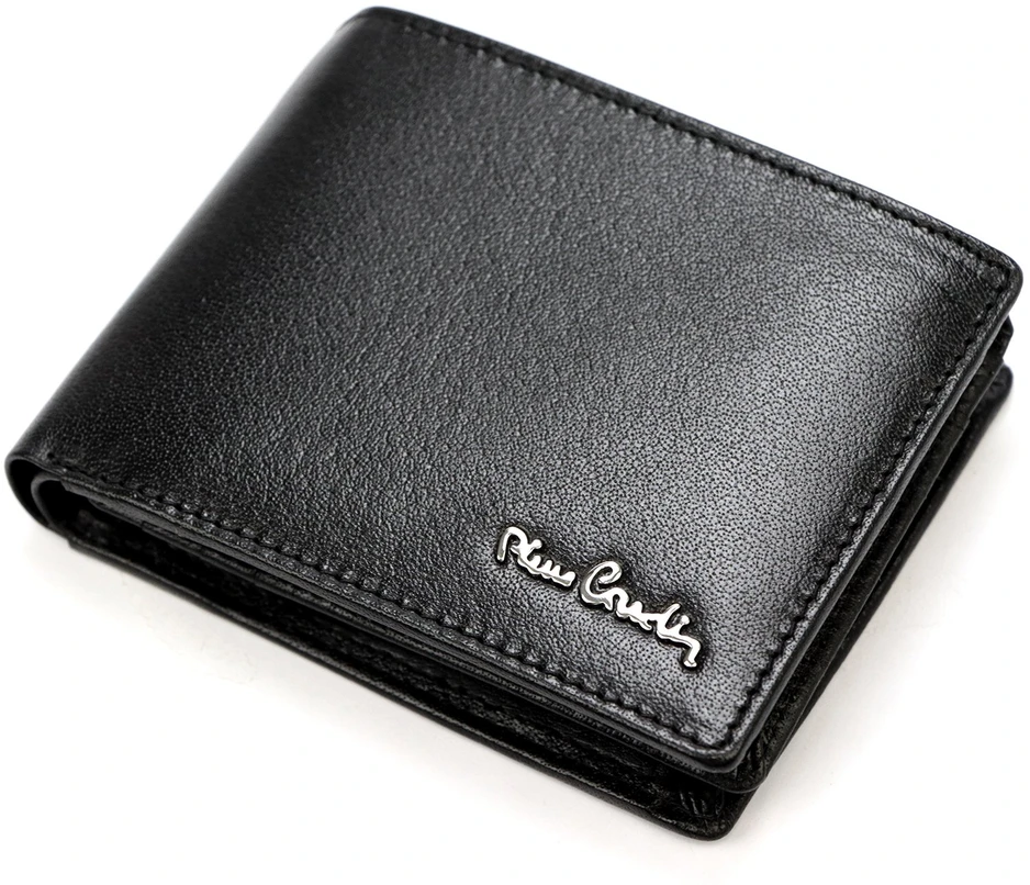 Vyriška odinė piniginė Pierre Cardin YS602 8806 juoda