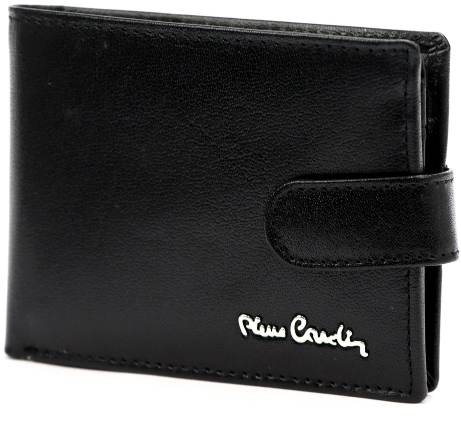 Vyriška odinė piniginė Pierre Cardin YS602 8806A juoda