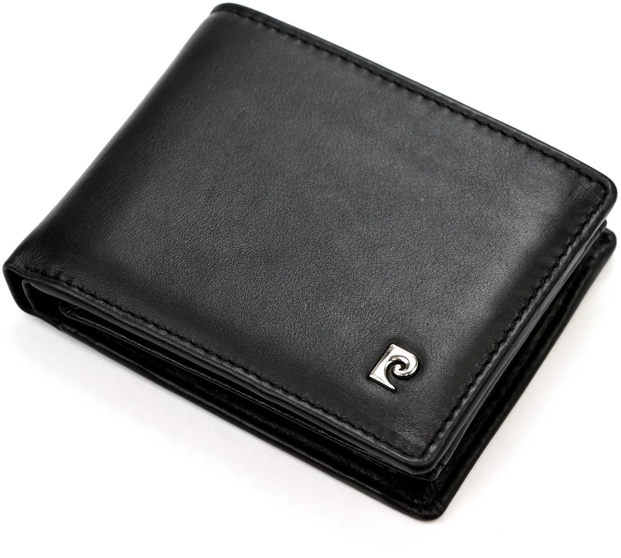Vyriška odinė piniginė Pierre Cardin YS603 323 juoda