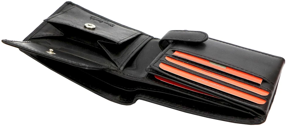 Vyriška odinė piniginė Pierre Cardin YS603 323 juoda