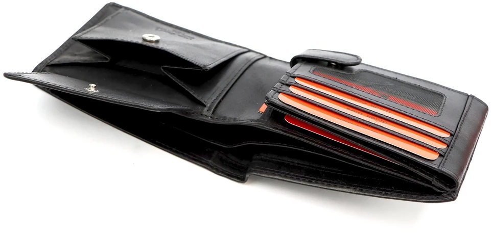 Vyriška odinė piniginė Pierre Cardin YS603 324 juoda