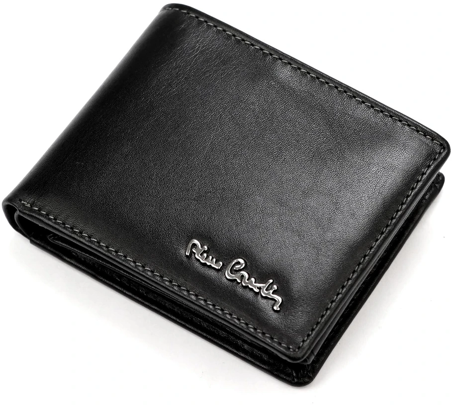 Vyriška odinė piniginė Pierre Cardin YS604 323 juoda