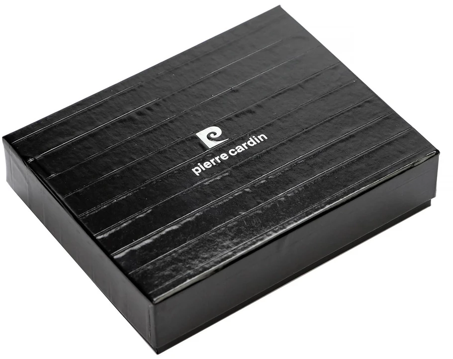 Vyriška odinė piniginė Pierre Cardin YS604 323 juoda