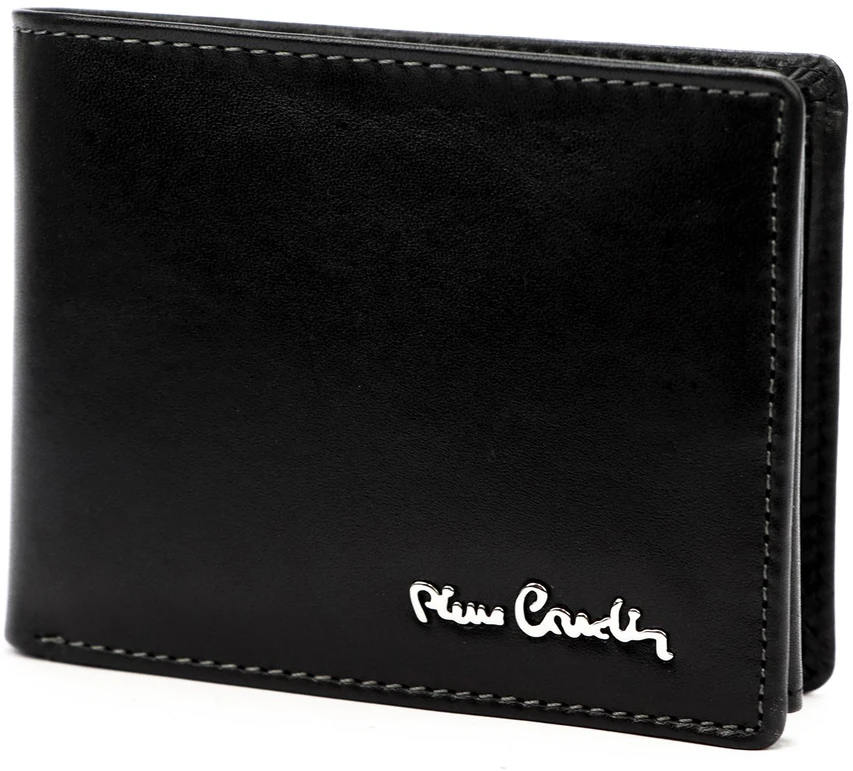 Vyriška odinė piniginė Pierre Cardin YS604 323 juoda