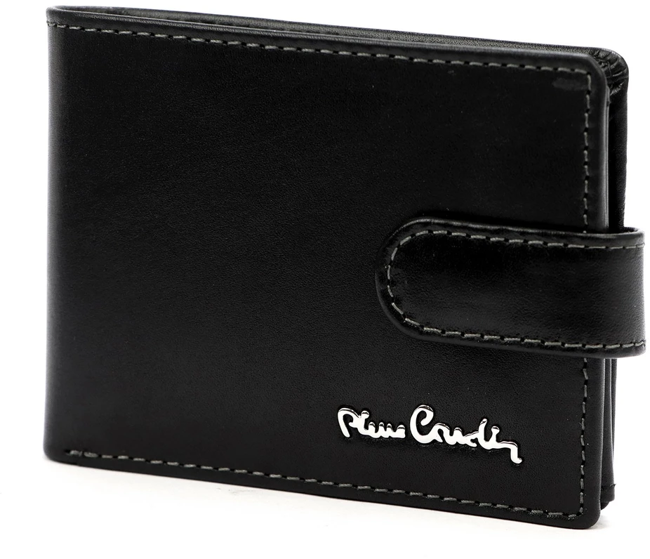 Vyriška odinė piniginė Pierre Cardin YS604 323A juoda
