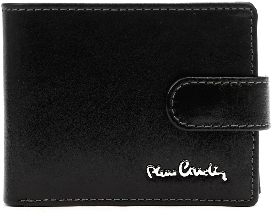 Vyriška odinė piniginė Pierre Cardin YS604 323A juoda