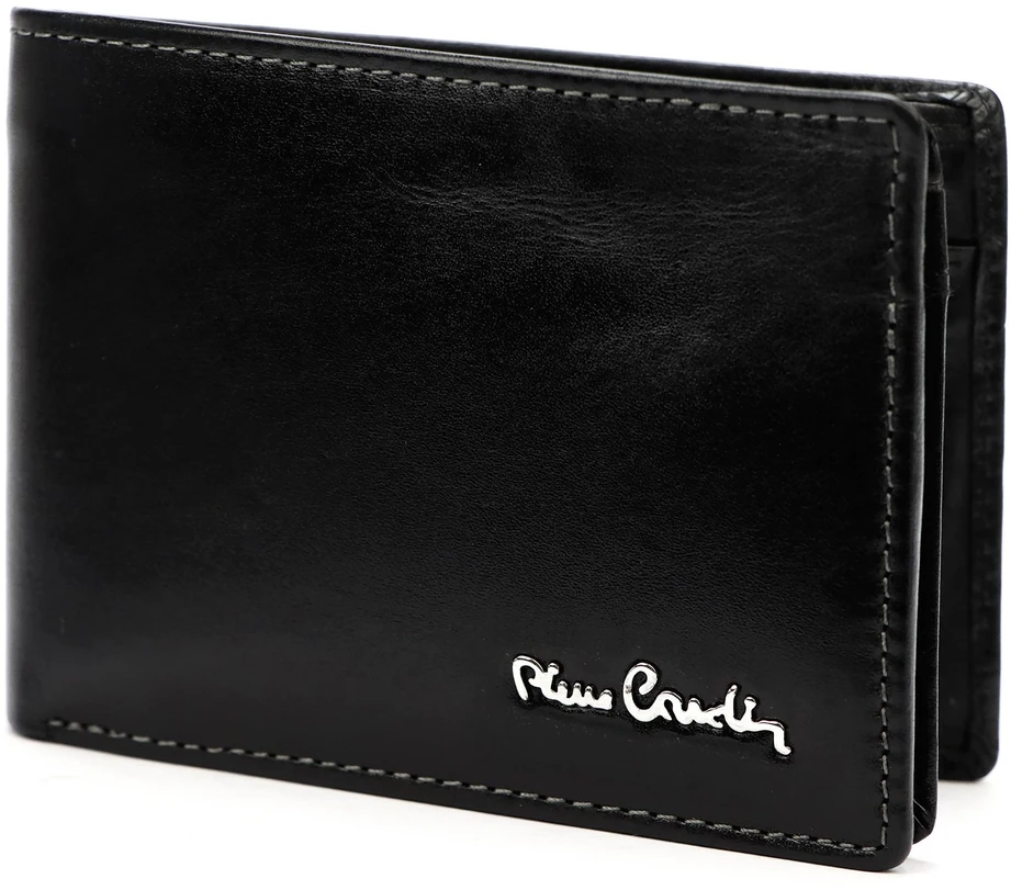Vyriška odinė piniginė Pierre Cardin YS604 8806 juoda