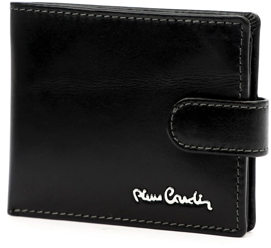 Vyriška odinė piniginė Pierre Cardin YS604 8825A juoda