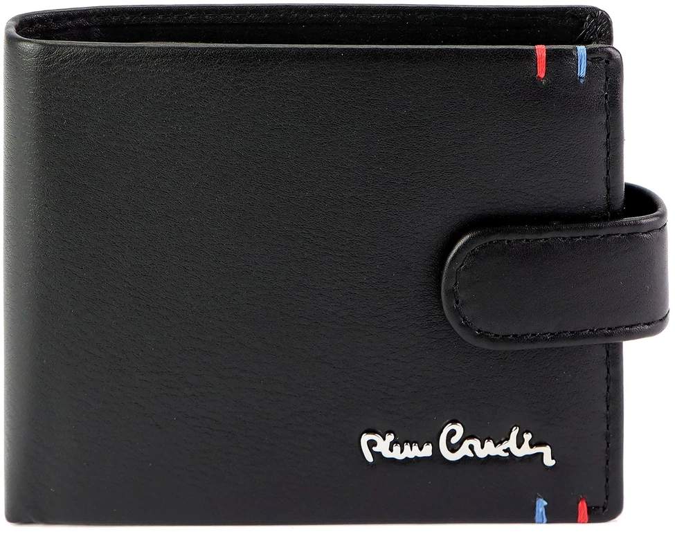 Vyriška odinė piniginė Pierre Cardin YS606 8825A juoda