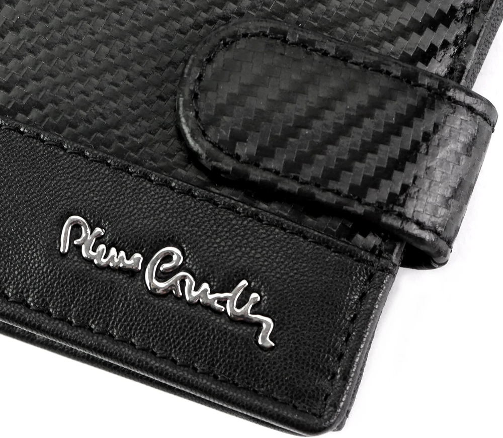 Vyriška odinė piniginė Pierre Cardin YS607 323A juoda