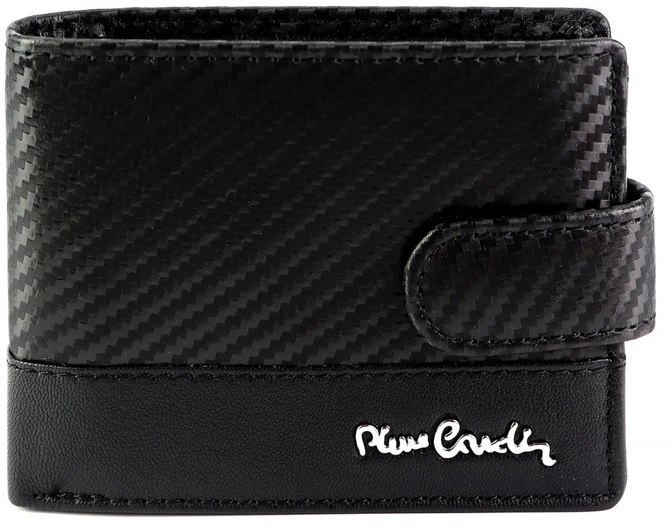 Vyriška odinė piniginė Pierre Cardin YS607 323A juoda
