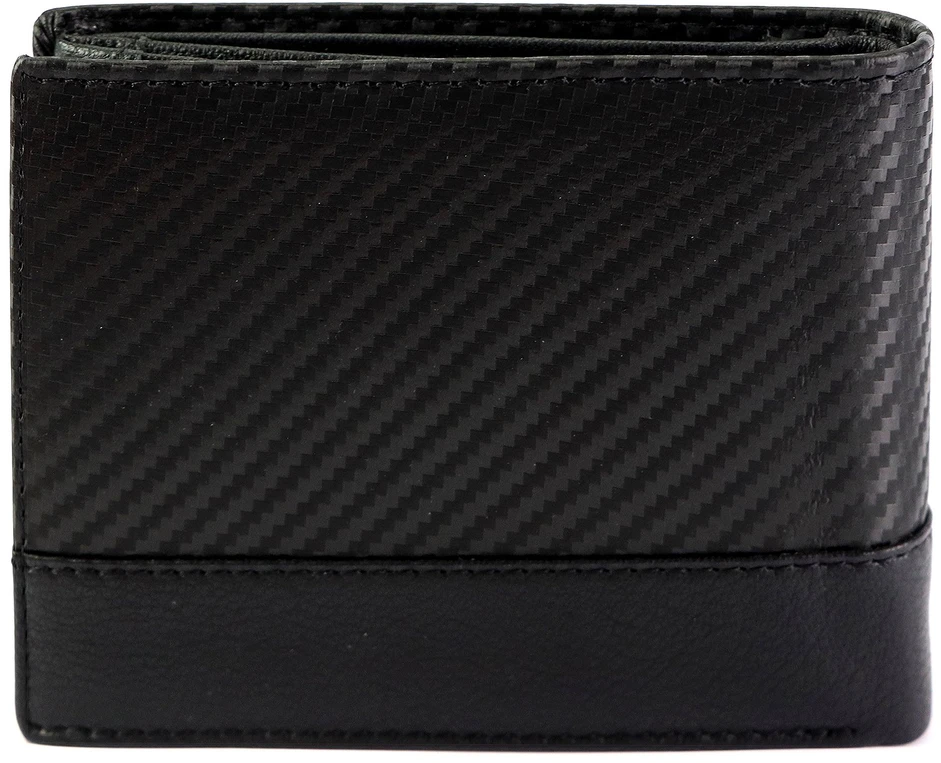 Vyriška odinė piniginė Pierre Cardin YS607, juoda, su RFID apsauga