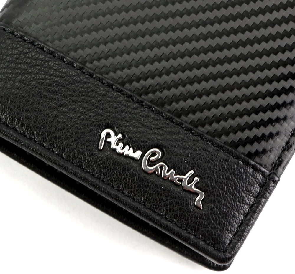 Vyriška odinė piniginė Pierre Cardin YS607 326 juoda