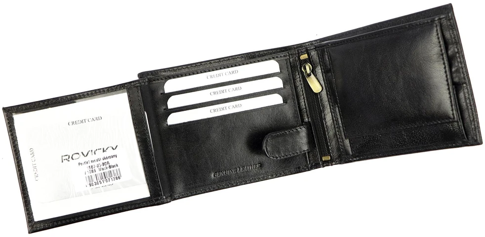 Piniginė vyrams Rovicky 1567-03-BOR RFID